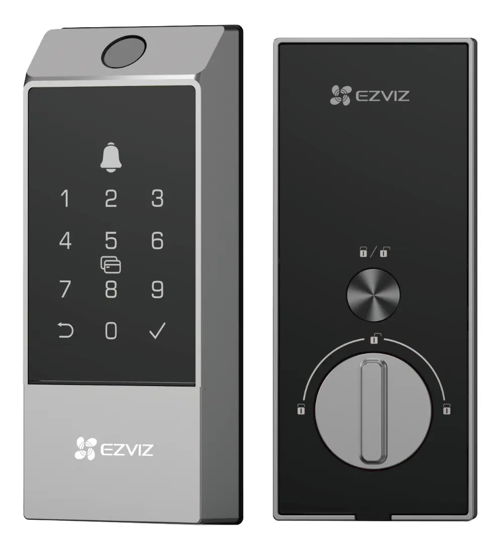 Fechadura Digital EZVIZ DL04 Pro — Wi-Fi, Biometria e Senha