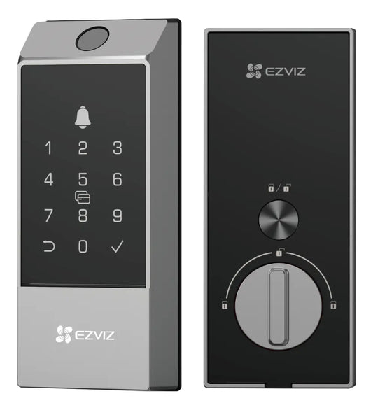 Fechadura Digital EZVIZ DL04 Pro — Wi-Fi, Biometria e Senha