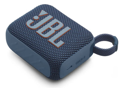 Caixa de Som JBL Go 4 — Bluetooth Portátil à Prova d'Água | Azul