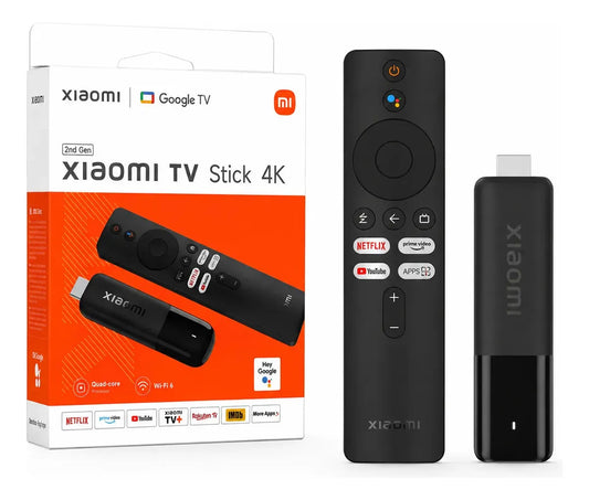 Xiaomi TV Stick 4K 2ª Geração — Google TV com Controle por Voz