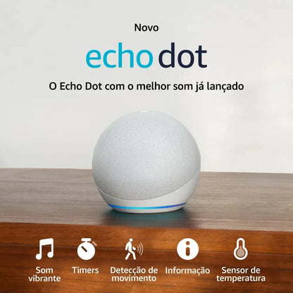 Echo Dot 5ª Geração com Alexa — Smart Speaker Amazon